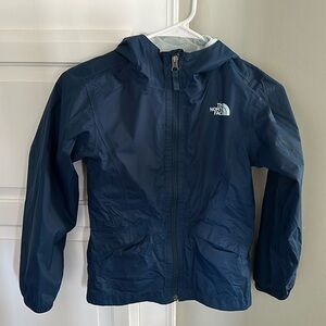 North Face Rain Jacket Navy Blue